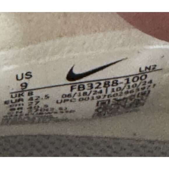 Men’s Size 9 Nike Zoom Air Vapor Elite 1 Football Cleats White FB3288-100 NWOB main image 2